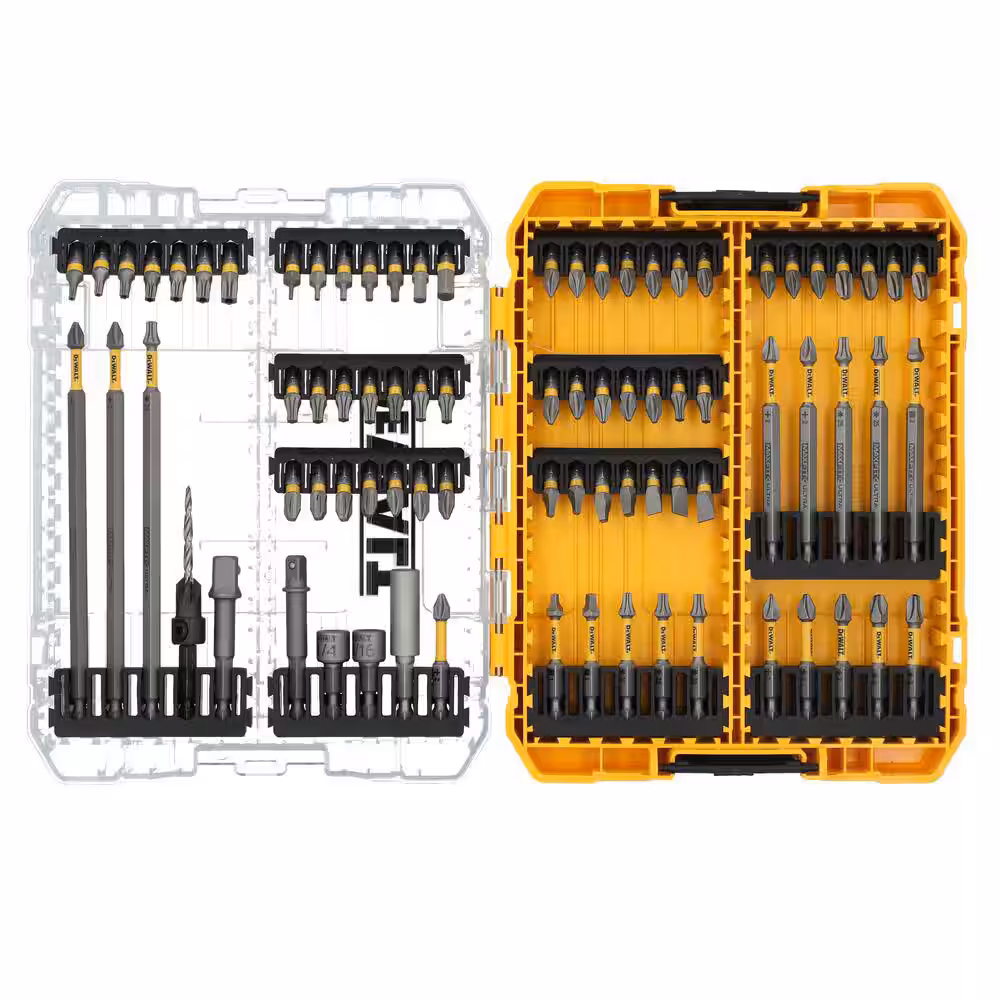 Maxfit Ultra Steel Screwdriving/Drill Bit Set (81-Piece) with Medium Toughcase