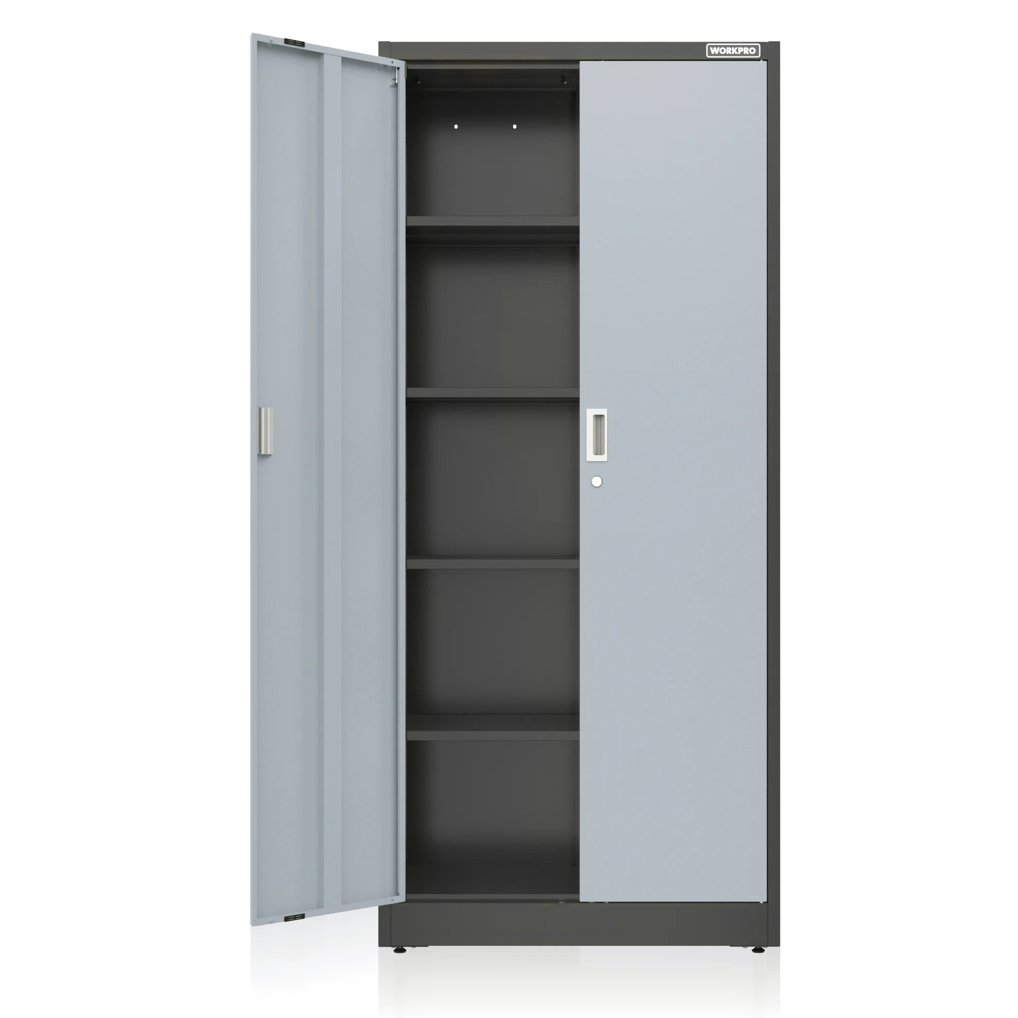 WORKPRO Metal Garage Cabinet with 5-Shelf