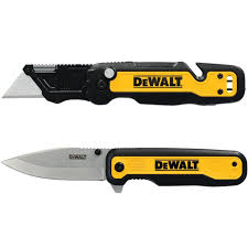 Push and Flip Folding Lock-Back Utility Knife