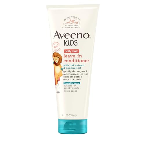 Aveeno Kids Leave-In Conditioner for Sensitive Scalps, 8 fl. oz