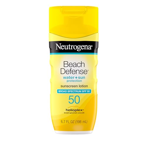 Neutrogena Beach Defense SPF 50 Sunscreen, Reef-Safe, 6.7 fl oz