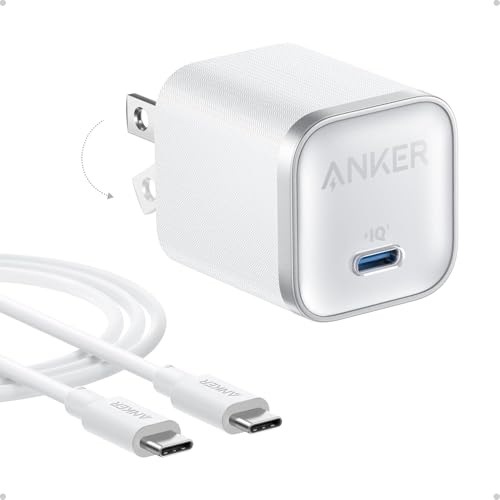 Anker 45W Fast USB-C Charger with Foldable Plug & Cable