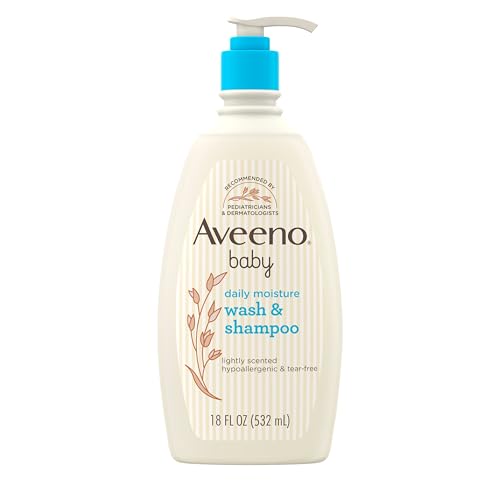 Aveeno Baby 2-in-1 Body Wash & Shampoo, 18 fl. oz