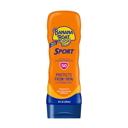 Banana Boat Sport SPF 50 Sunscreen, Water Resistant, 8oz
