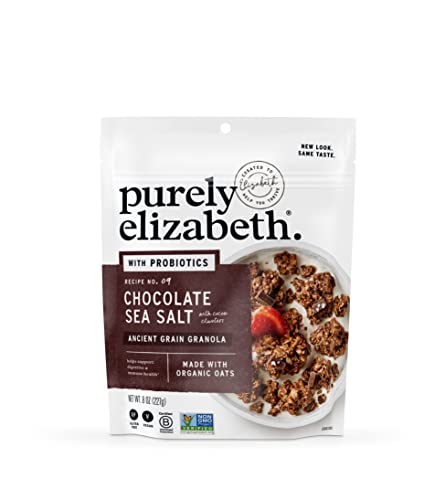 Purely Elizabeth Chocolate Sea Salt Granola, Gluten-Free (8oz)