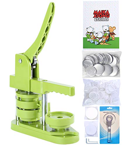 58mm DIY Button Maker Machine with Accessories (3rd Gen)