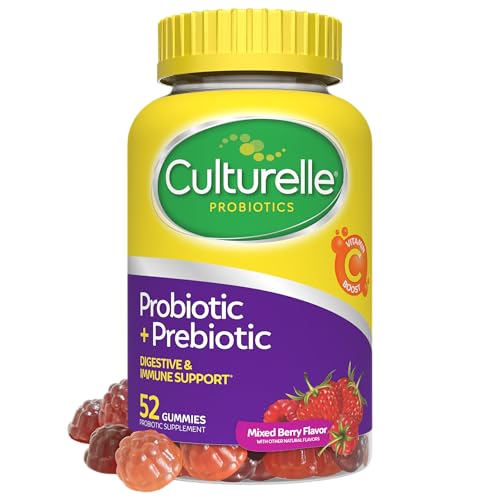 Culturelle Berry Probiotic Gummies, 52 Count, Non-GMO & Vegan