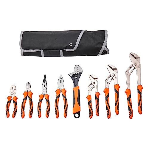 VEVOR 8-Piece Pliers & Wrench Set with Tool Bag
