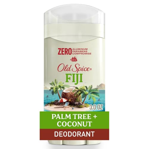 Old Spice Fiji Deodorant, Aluminum-Free, 24/7 Protection, 3 oz
