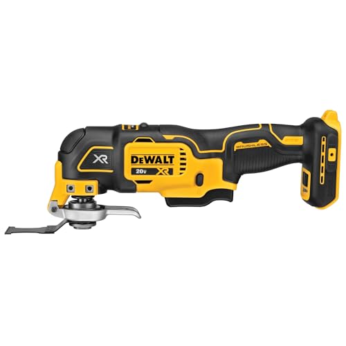 DEWALT 20V Cordless Multi-Tool, Brushless, LED, Includes Blades (DCS356B)