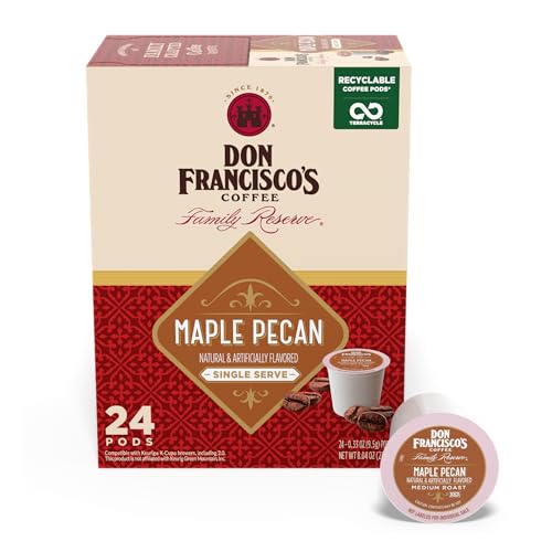 Don Francisco’s Maple Pecan Coffee, 24 K-Cup Pods, Arabica