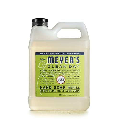 MRS. MEYER’S Lemon Verbena Hand Soap Refill, 33 oz