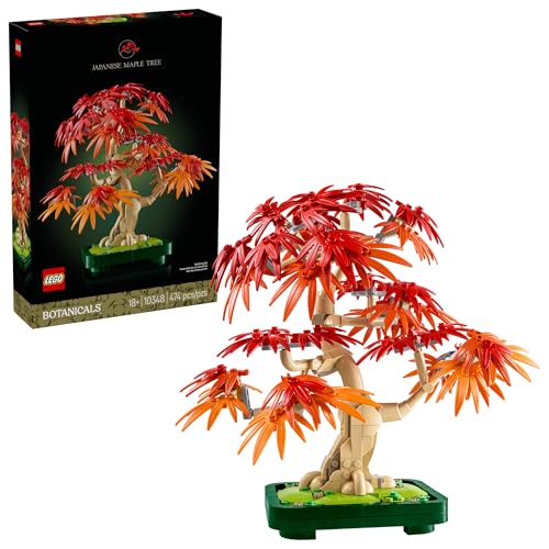 LEGO Bonsai Tree Kit – Japanese Red Maple Decor 10348