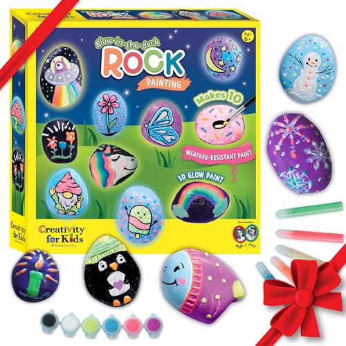 Glow-in-the-Dark Rock Painting Kit for Kids (Ages 6+)