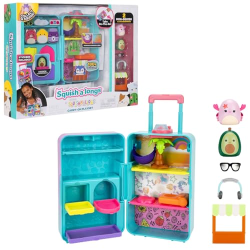 Squish-a-longs Luggage Playset with Mini-Squish & Accessories