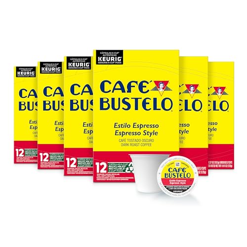 Café Bustelo Dark Roast K-Cup Pods, 72 Count