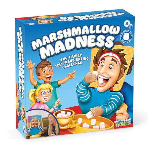 Marshmallow Madness: Fast-Paced Party Board Game for Families 8+