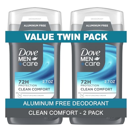 Dove Men+Care Clean Comfort Deodorant, Twin Pack