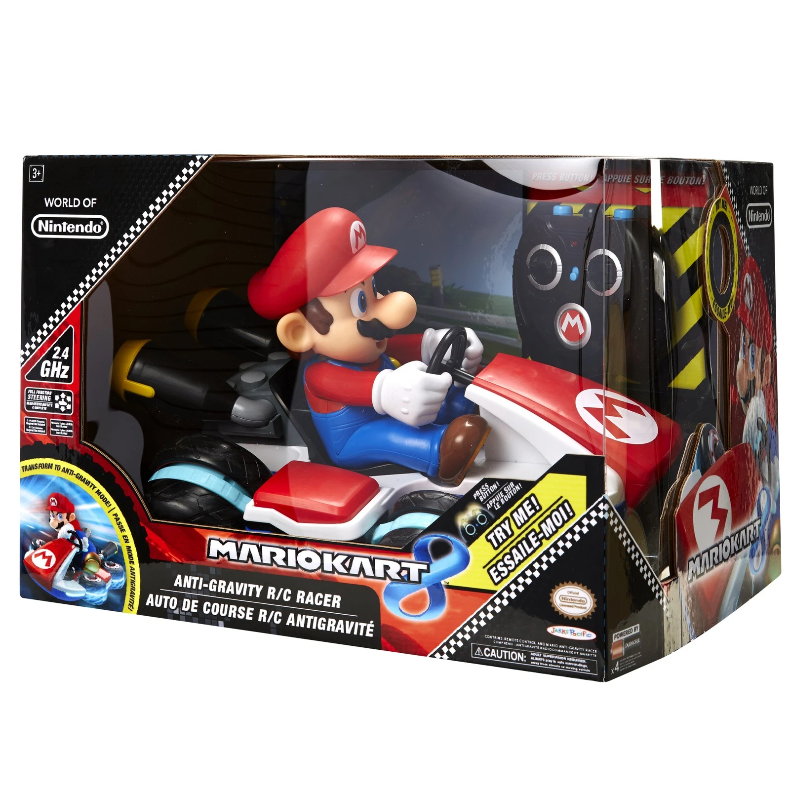 Nintendo Super Mario Anti Gravity Extra Large RC Racer Remote Control Vehicle