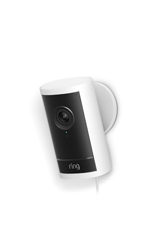 Ring Outdoor Cam Pro, 4K, 10x Zoom, Low-Light, White