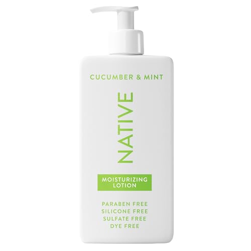 Native Cucumber & Mint Body Lotion, 16.5 fl oz – Moisturizes & Restores Dry Skin