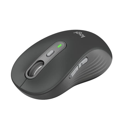 Logitech M750 L Wireless Mouse – Large Hands, SmartWheel, Silent, Graphite