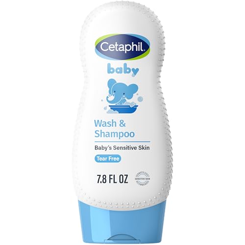 Cetaphil Baby Tear-Free Shampoo & Wash, Hypoallergenic, 7.8oz