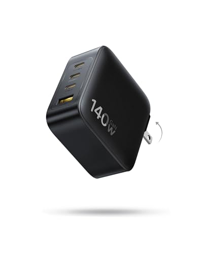 Baseus 140W Fast USB-C Charger for MacBook, iPad, iPhone, Galaxy