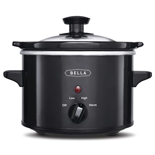 Bella 1.5 QT Slow Cooker, Black