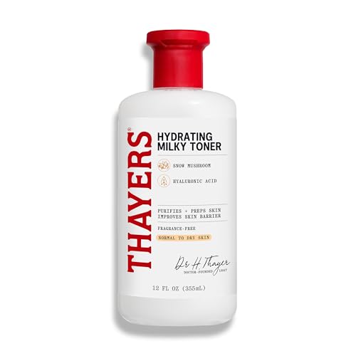 THAYERS Milky Face Toner with Snow Mushroom & Hyaluronic Acid, 355mL