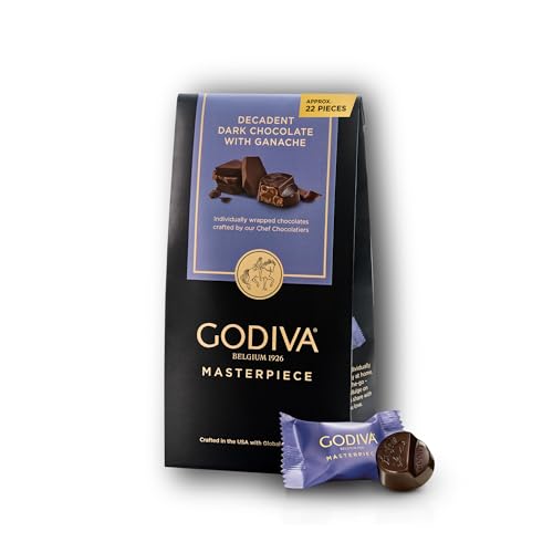 Godiva Dark Chocolate Ganache Bag, 7oz, Gourmet Gift