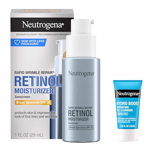 Neutrogena Anti-Aging Retinol Moisturizer SPF 30 + Cleanser Sample