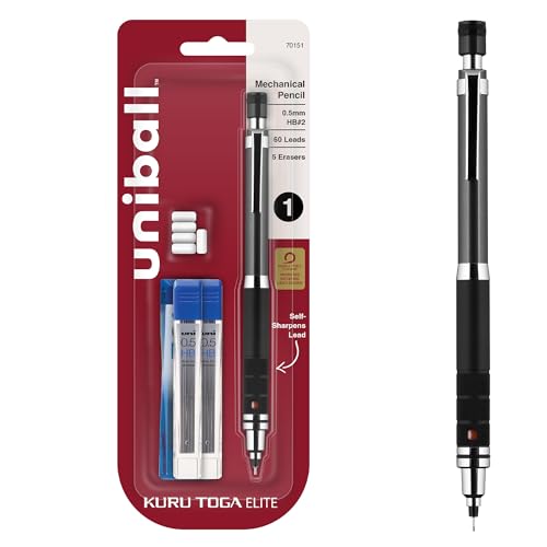 Kuru Toga Elite Mechanical Pencil Kit, 0.5mm, Gun Metal