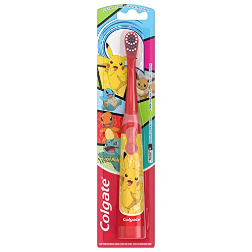 Colgate Kids Pokemon Vibrating Toothbrush, 1 Pack