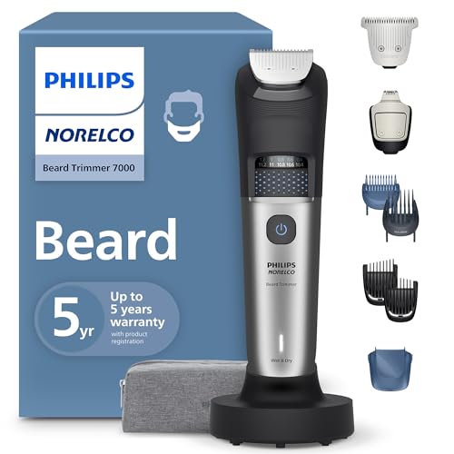 Philips Norelco Beard Trimmer 7000, Waterproof, 40 Length Settings