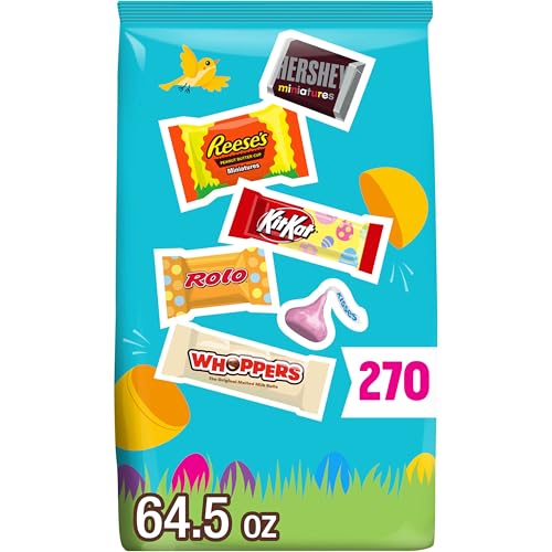 Hershey Easter Candy Assortment, 64.5 oz, 270 Pieces