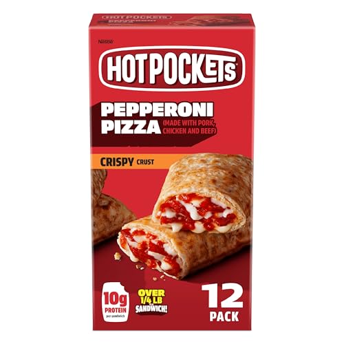 Hot Pockets Pepperoni Pizza Snacks, 12-Pack, 54 Oz