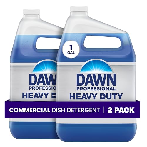 Dawn Professional Heavy Duty Dish Soap, 1 Gallon, 2-Pack