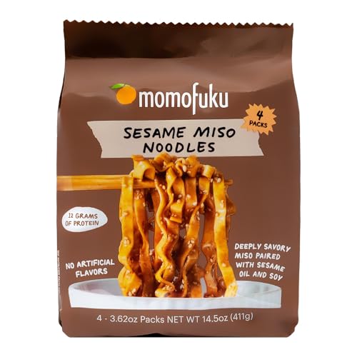 Momofuku Sesame Miso Ramen, 12g Protein, 4 Servings