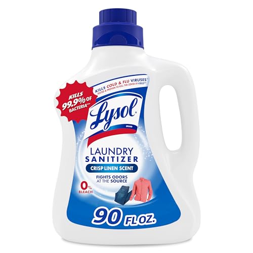 Lysol Laundry Sanitizer Additive, Crisp Linen, 90oz