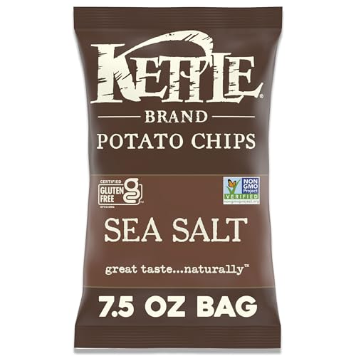 Kettle Brand Sea Salt Potato Chips, 7.5 oz, Gluten-Free