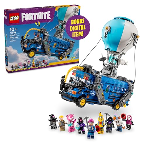 LEGO Fortnite Battle Bus Building Set with 9 Minifigures