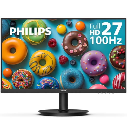 Philips 27″ Full HD Monitor, 100Hz, Eye Care, 4-Year Warranty