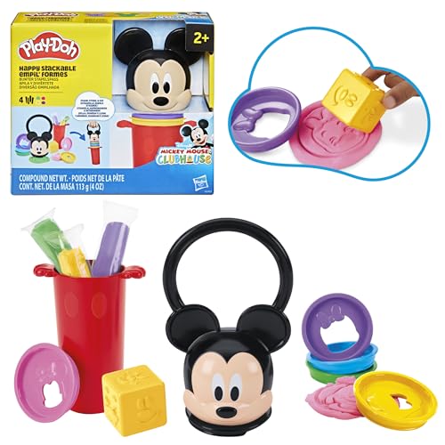 Play-Doh Mickey Mouse Clubhouse Stackable Toy Set for Kids