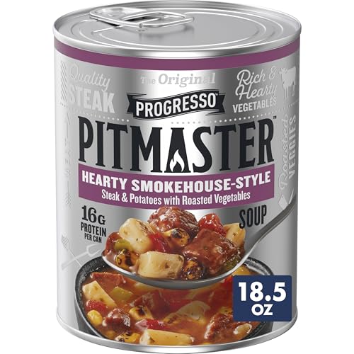 Progresso Pitmaster Steak & Potatoes Gluten-Free Soup, 18.5 oz