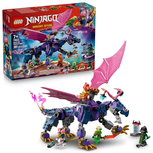 LEGO NINJAGO Dragon Building Kit with 4 Minifigures, Ages 7+