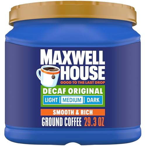 Maxwell House Decaf Medium Roast Coffee, 29.3 oz Canister