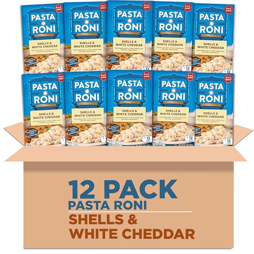 Pasta Roni White Cheddar Shells, 6.2oz, Pack of 12