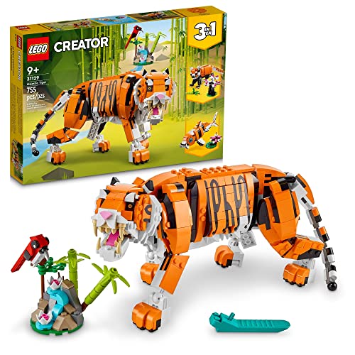LEGO Creator 3-in-1 Tiger Building Set, Ages 9+