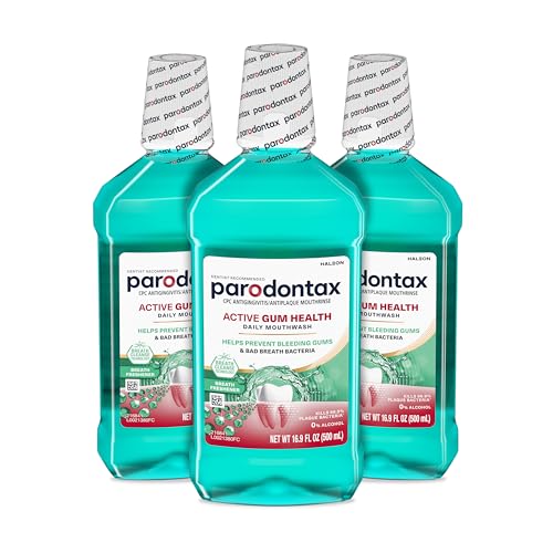Parodontax Gum Health Mouthwash, 3-Pack, 16.9 fl oz Each